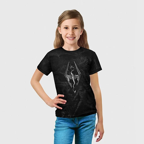 Детская футболка Фреска из Скайрима / 3D-принт – фото 5