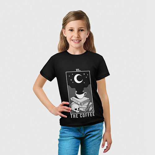 Детская футболка The Coffee Occult / 3D-принт – фото 5