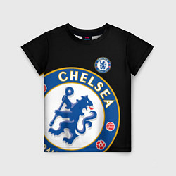 Футболка детская ЧЕЛСИ CHELSEA BIG LOGO, цвет: 3D-принт