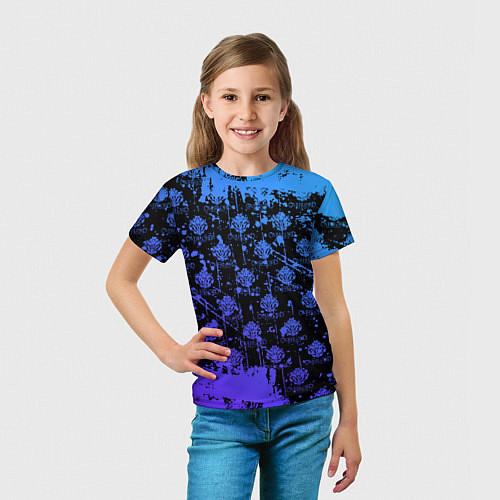 Детская футболка OVERLORD оверлорд neon НЕОН / 3D-принт – фото 5