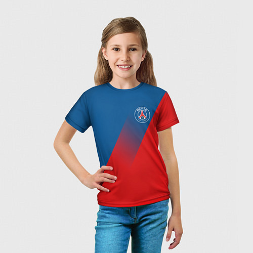 Детская футболка PSG GRADIENT SPORT UNIFORM / 3D-принт – фото 5