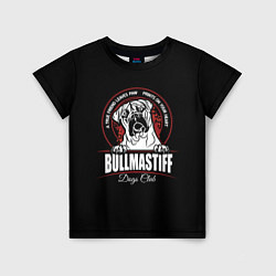 Футболка детская Бульмастиф Bullmastiff, цвет: 3D-принт