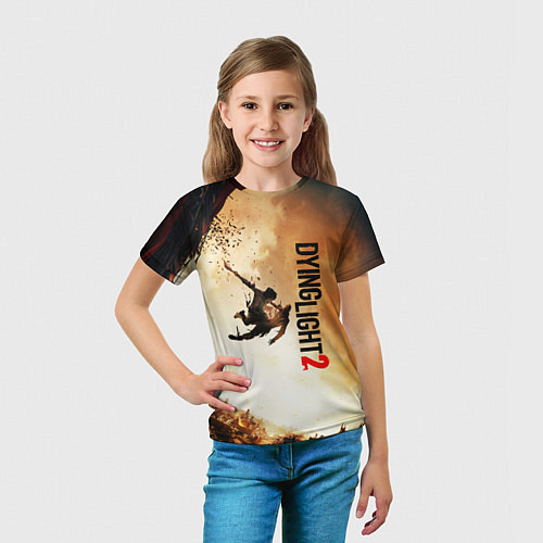 Детская футболка DYING LIGHT 2 НОВЫЙ МИР / 3D-принт – фото 5