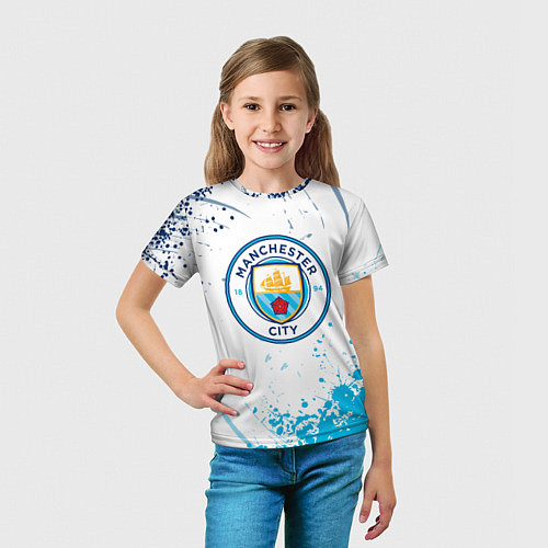 Детская футболка Manchester City - Футбольный клуб / 3D-принт – фото 5