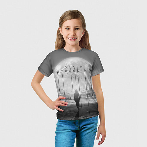 Детская футболка DEATH STRANDING PRESIDENT USA / 3D-принт – фото 5