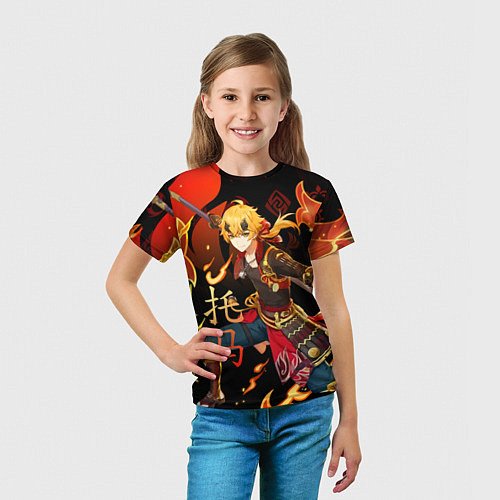 Детская футболка Геншин импакт: Тома / 3D-принт – фото 5
