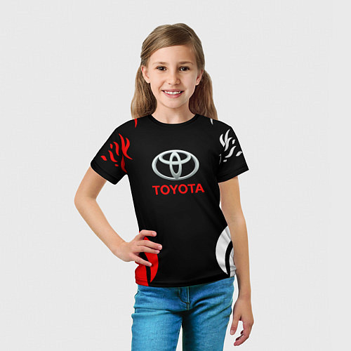 Детская футболка Автомобиль Toyota / 3D-принт – фото 5