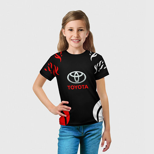 Детская футболка Автомобиль Toyota / 3D-принт – фото 5