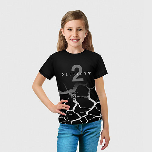 Детская футболка Destiny Трещины по всюду / 3D-принт – фото 5