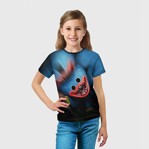 Детская футболка ХАГИ ВАГИ, Я ТЕБЯ ПОЙМАЛ / 3D-принт – фото 5