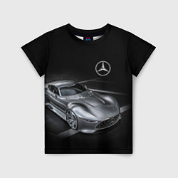 Футболка детская Mercedes-Benz motorsport black, цвет: 3D-принт