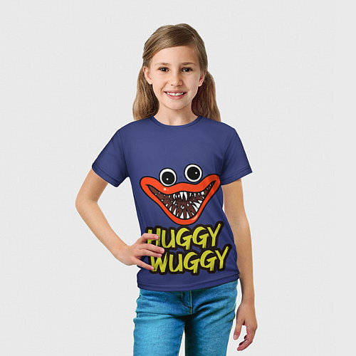Детская футболка Huggy Wuggy: Smile / 3D-принт – фото 5