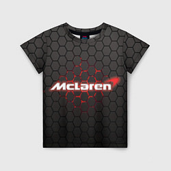 Футболка детская McLaren carbon theme, цвет: 3D-принт