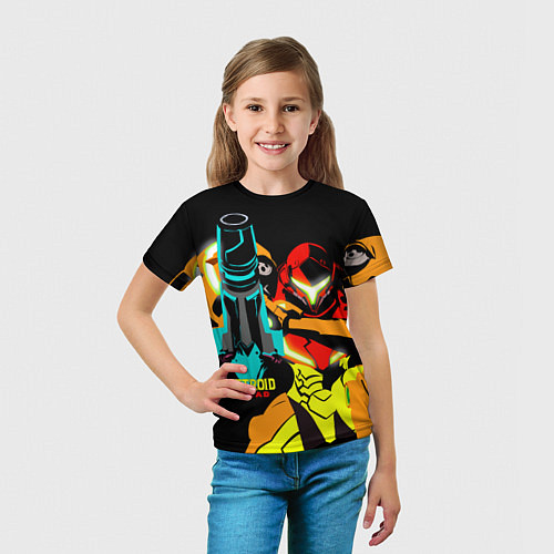 Детская футболка Metroid - Metroid Dread / 3D-принт – фото 5