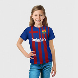 Футболка детская Barcelona Pique 3, цвет: 3D-принт — фото 2