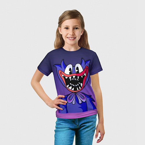 Детская футболка POPPY PLAYTIME - УЛЫБКА ХАГГИ ВАГГИ / 3D-принт – фото 5