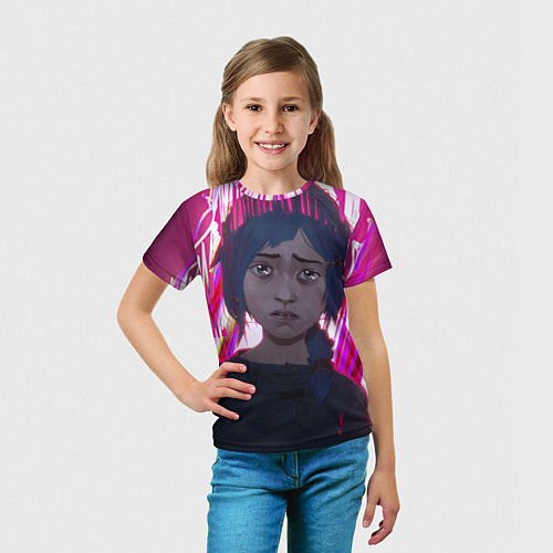 Детская футболка Arcane Паудер / 3D-принт – фото 5