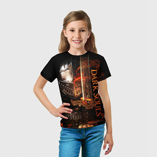 Детская футболка Dark Souls - The Ashen One / 3D-принт – фото 5