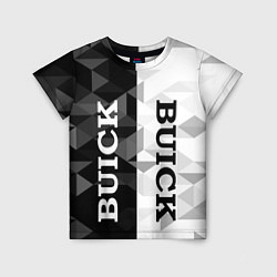 Футболка детская Buick Black And White, цвет: 3D-принт