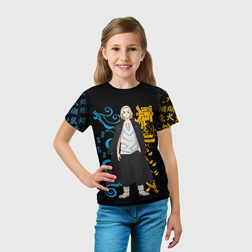Детская футболка МАЙКИ И ТАТУ ДРАКЕНА MICKEY DRAKEN TATTOO / 3D-принт – фото 5