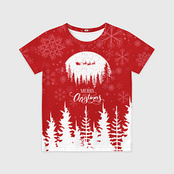 Футболка детская Merry Christmas Новогодний шар, цвет: 3D-принт