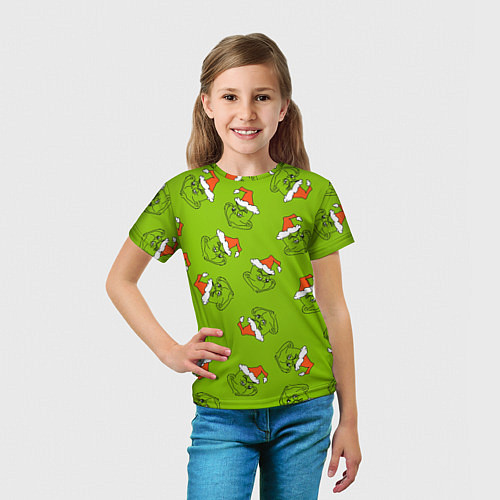 Детская футболка Гринч Укротитель рождества / 3D-принт – фото 5