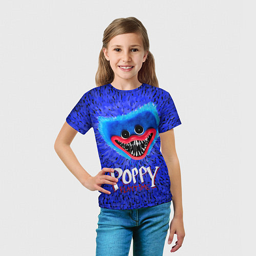 Детская футболка Хагги Вагги - Поппи Плейтайм / 3D-принт – фото 5
