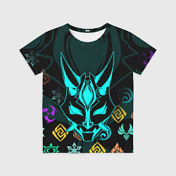 Детская футболка GENSHIN IMPACT ГЕНШИН ИМПАКТ СЯО МАСКА