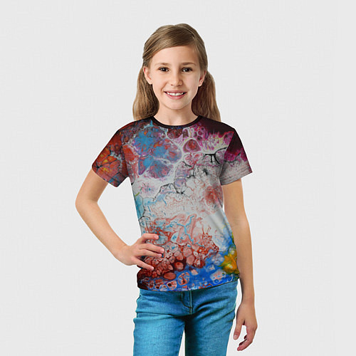 Детская футболка ЦветоТрэш / 3D-принт – фото 5