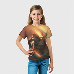 Футболка детская DOTA 2 ДЖАГЕРНАУТ, цвет: 3D-принт — фото 2