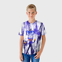 Футболка детская Хагги Вагги - Poppy Playtime, цвет: 3D-принт — фото 2