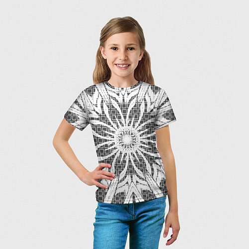 Детская футболка Коллекция Journey Снежный цветок 535-3М5 / 3D-принт – фото 5