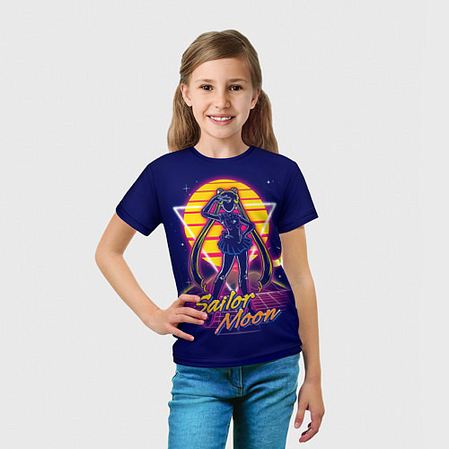 Детская футболка Сейлор Мун космос / 3D-принт – фото 5