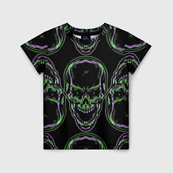 Футболка детская Skulls vanguard pattern 2077, цвет: 3D-принт