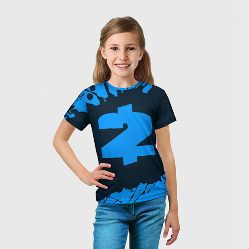 Детская футболка PAYDAY 2 - Краска / 3D-принт – фото 5