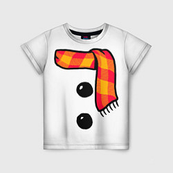 Футболка детская Snowman Outfit, цвет: 3D-принт