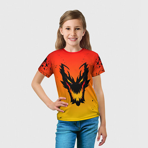 Детская футболка DOTA SHADOW FIEND FIRE / 3D-принт – фото 5