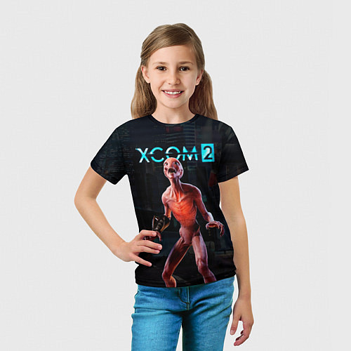 Детская футболка XCOM пришелец / 3D-принт – фото 5