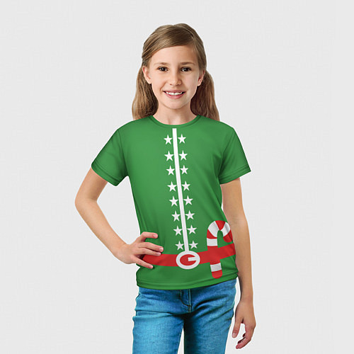 Детская футболка Эльфийский костюм / 3D-принт – фото 5