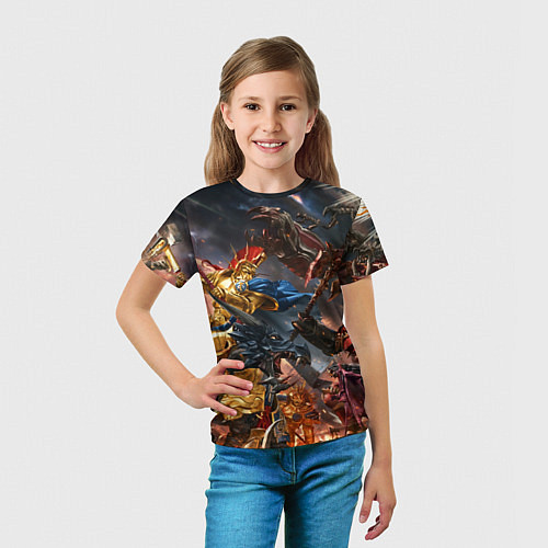 Детская футболка Пекло битвы / 3D-принт – фото 5