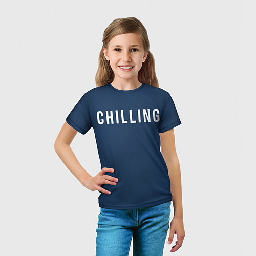 Детская футболка C H I L L I N G / 3D-принт – фото 5