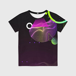 Футболка детская Яркая геометрия, цвет: 3D-принт