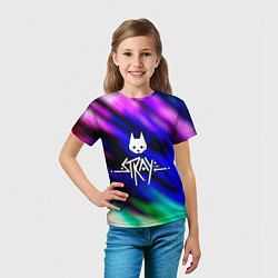 Футболка детская Stray, цвет: 3D-принт — фото 2