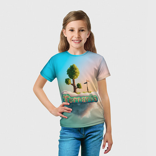 Детская футболка Облако в Террарии / 3D-принт – фото 5