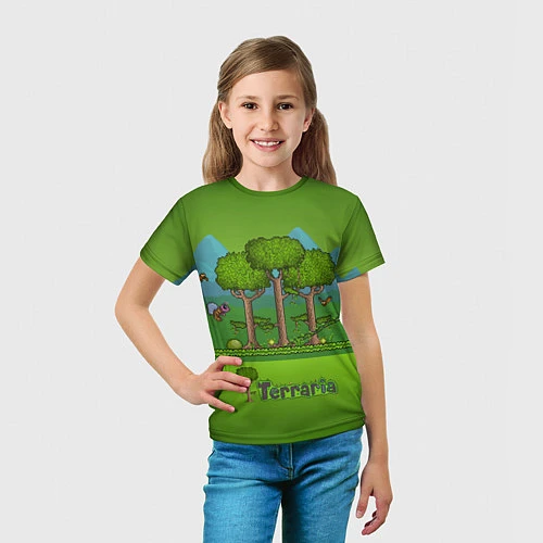 Детская футболка Лесок в Террарии / 3D-принт – фото 5