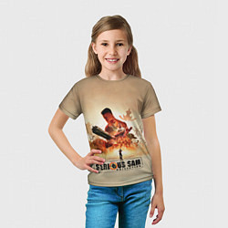 Футболка детская Серьёзные Сэмы, цвет: 3D-принт — фото 2