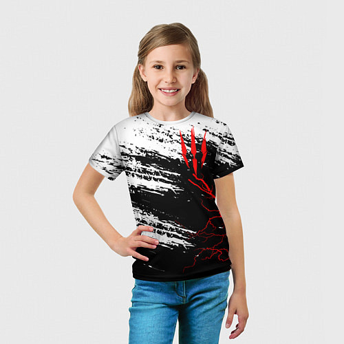 Детская футболка The Witcher - Когти / 3D-принт – фото 5