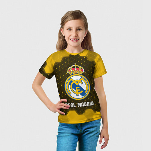 Детская футболка РЕАЛ МАДРИД Real Madrid Графика / 3D-принт – фото 5