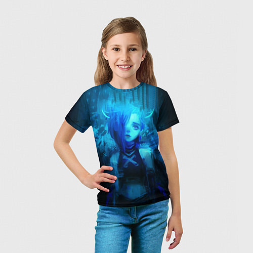 Детская футболка Arcane League Of Legends JINX / 3D-принт – фото 5