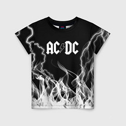 Футболка детская ACDC Fire, цвет: 3D-принт